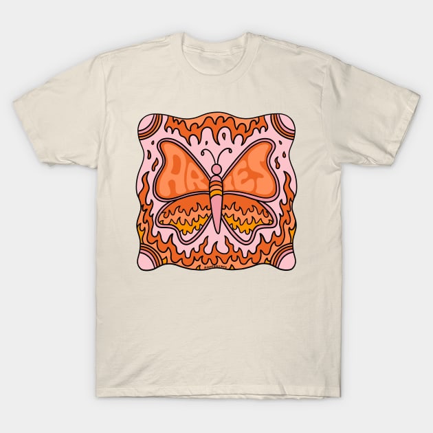 Aries Butterfly T-Shirt by Doodle by Meg